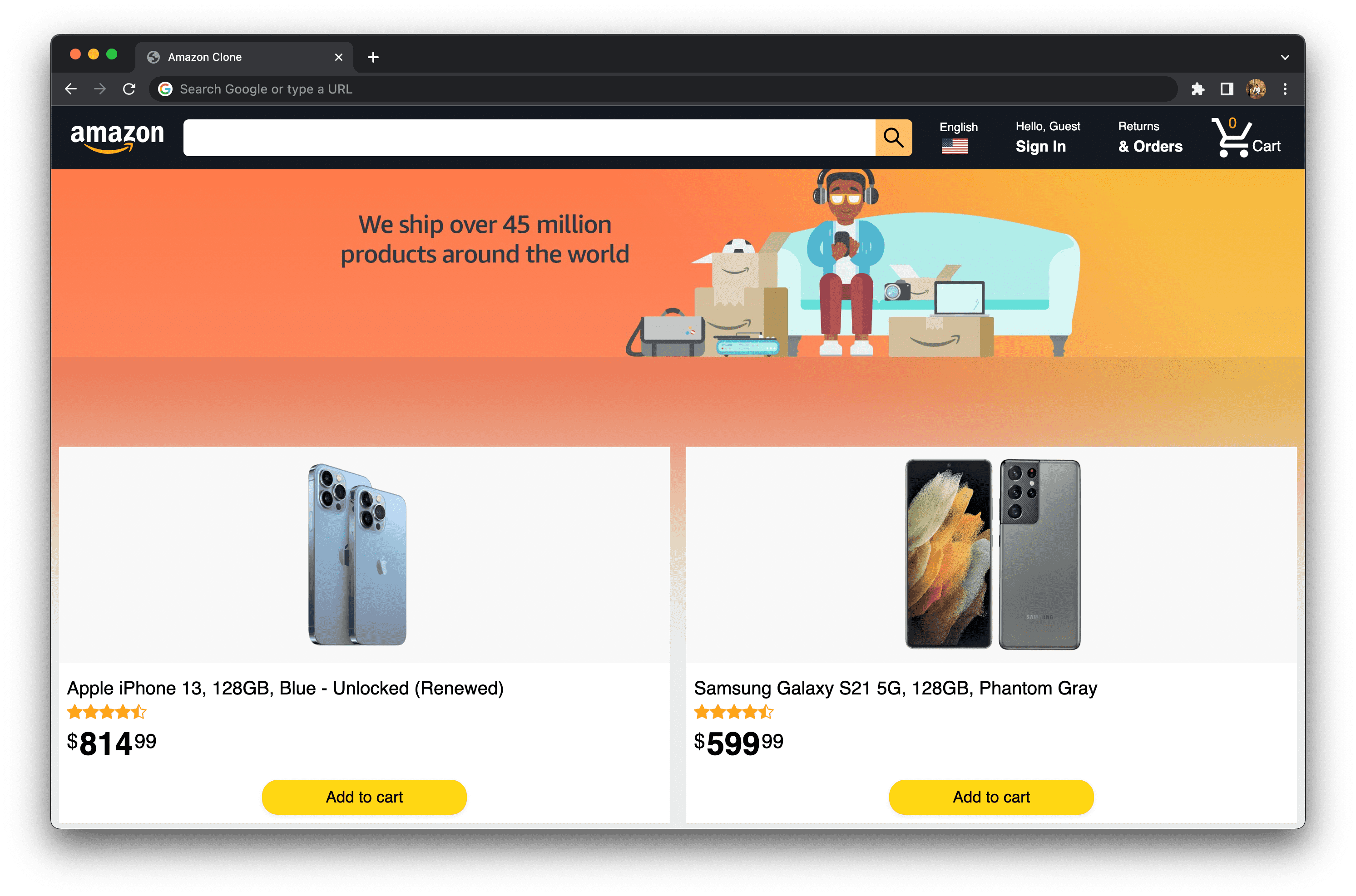 Amazon Clone